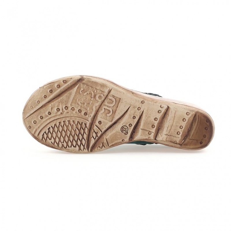 Green A.S.98 Nivek Women's Sandals | CA-PNYQU-6540