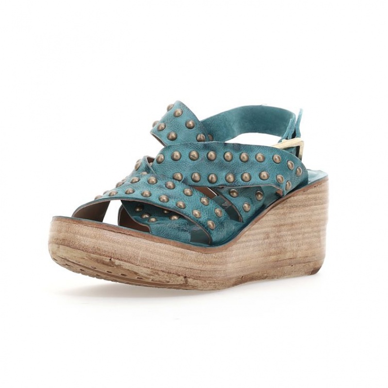 Green A.S.98 Normand Women's Sandals | CA-EOBKH-1562