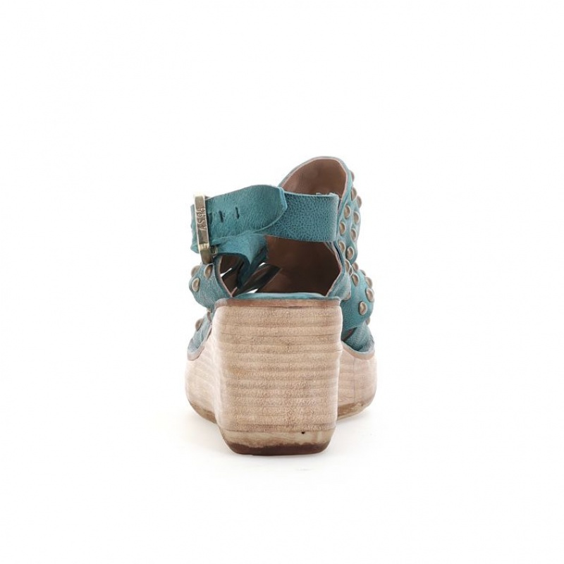 Green A.S.98 Normand Women's Sandals | CA-EOBKH-1562