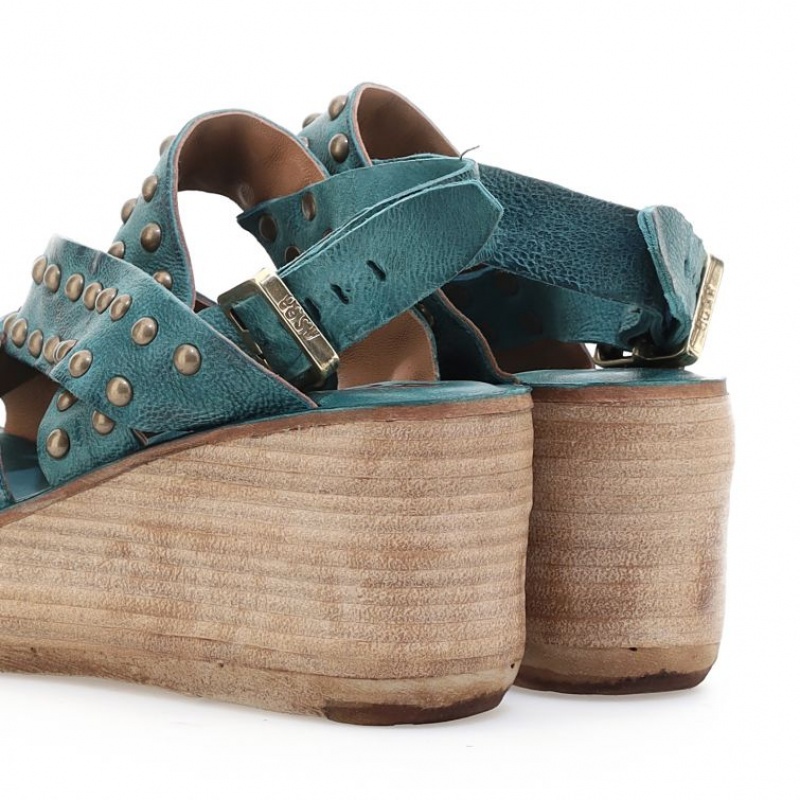 Green A.S.98 Normand Women's Sandals | CA-EOBKH-1562