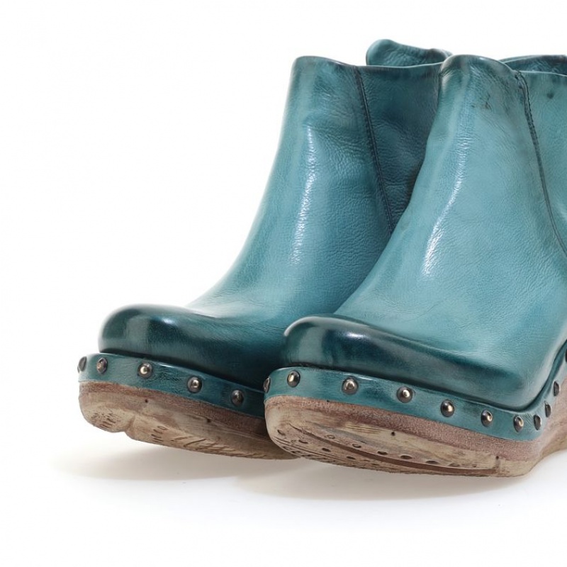 Green A.S.98 Pancras Women's Ankle boots | CA-FONLS-6831