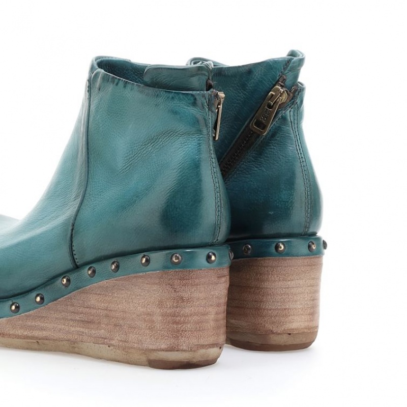 Green A.S.98 Pancras Women's Ankle boots | CA-FONLS-6831