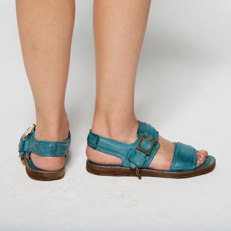 Green A.S.98 Ria Women's Sandals | CA-YZUJG-9374