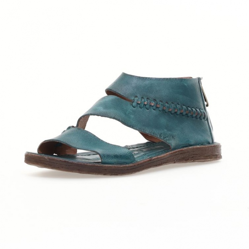 Green A.S.98 Romey Women's Sandals | CA-HALOK-8031