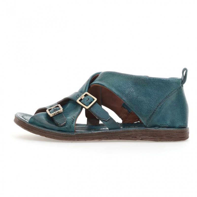 Green A.S.98 Ruth Women's Sandals | CA-UTBRJ-4836