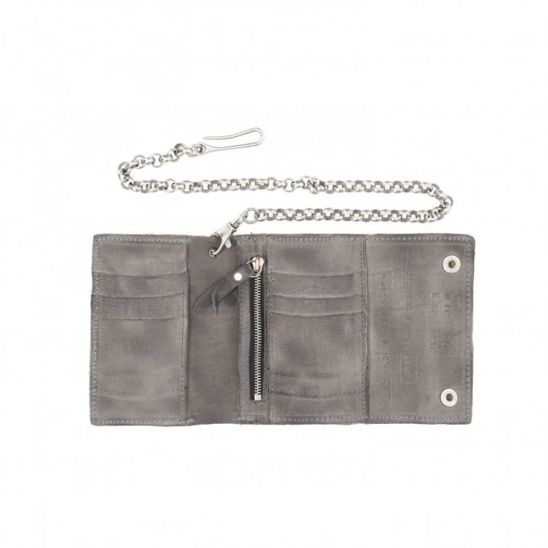 Grey A.S.98 Buck Unisex Wallets | CA-KVASI-8026