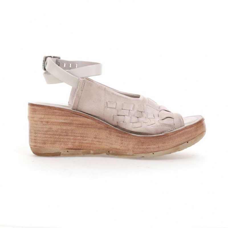 Grey A.S.98 Nan Women's Sandals | CA-OUSRZ-4365