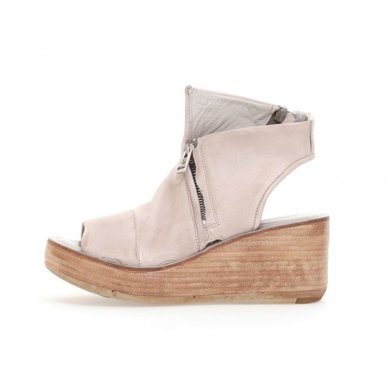 Grey A.S.98 Nowell Women's Sandals | CA-GFQAR-3187