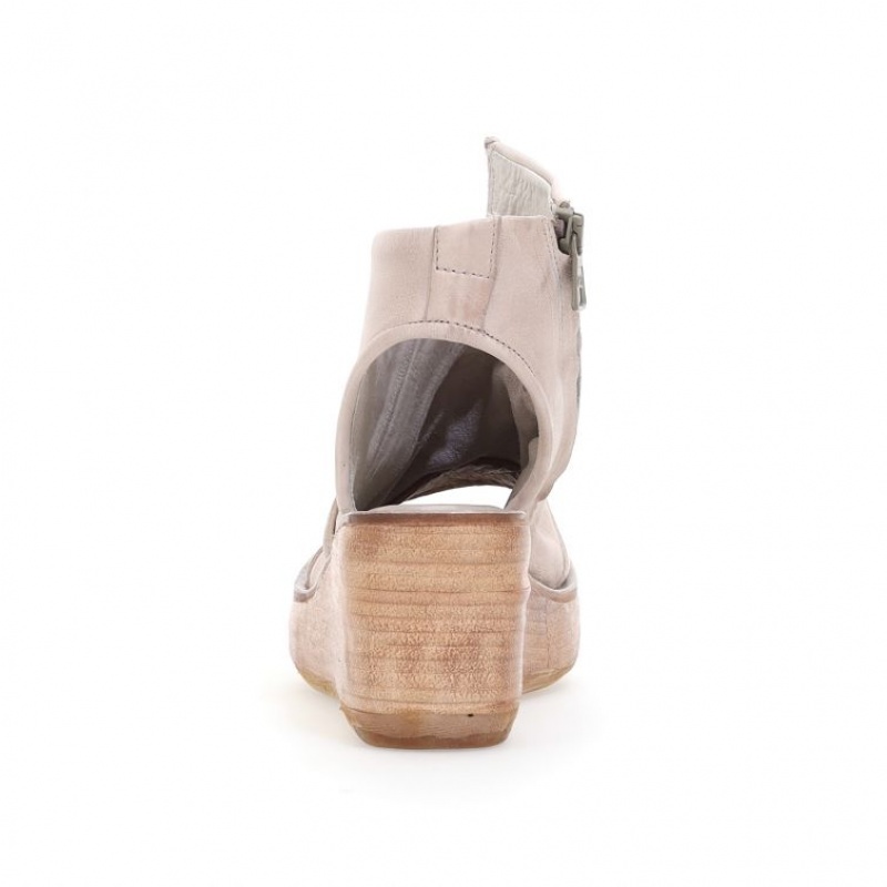 Grey A.S.98 Nowell Women's Sandals | CA-GFQAR-3187