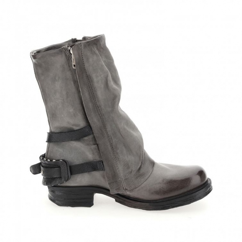 Grey A.S.98 Saintec 259214 Women's Ankle boots | CA-QWIHC-4518