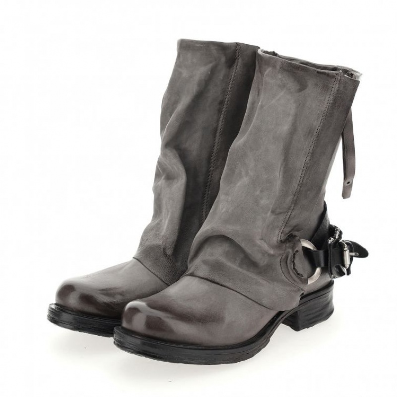 Grey A.S.98 Saintec 259214 Women's Ankle boots | CA-QWIHC-4518