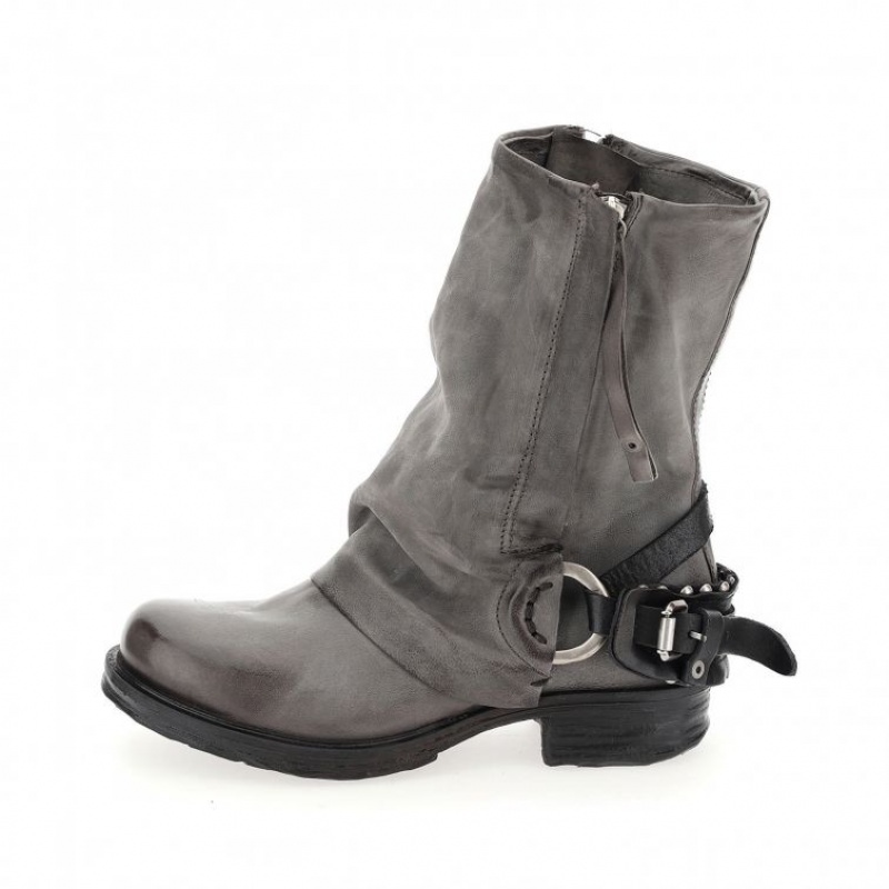 Grey A.S.98 Saintec 259214 Women's Ankle boots | CA-QWIHC-4518