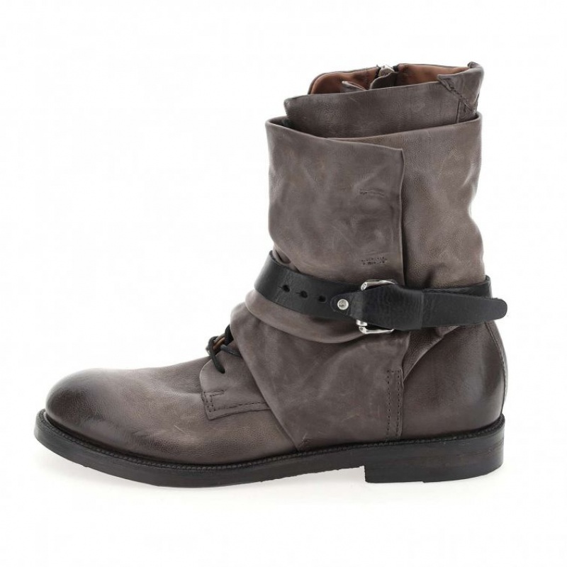 Grey A.S.98 Samurai 347226 Men's Ankle boots | CA-SRTZD-3894