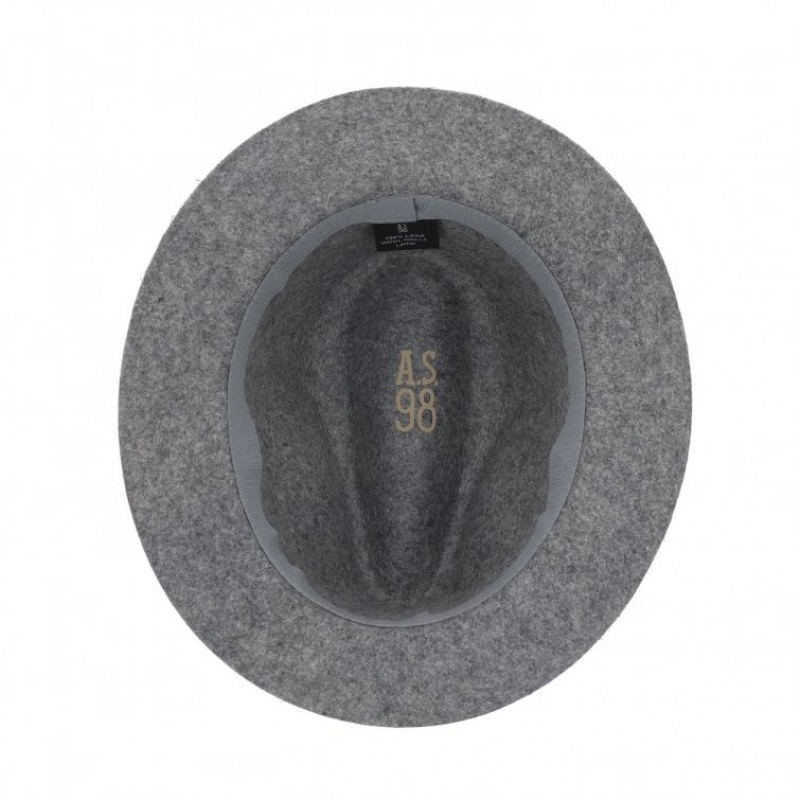 Grey A.S.98 Sheryl Men's hats | CA-PLIYX-8257