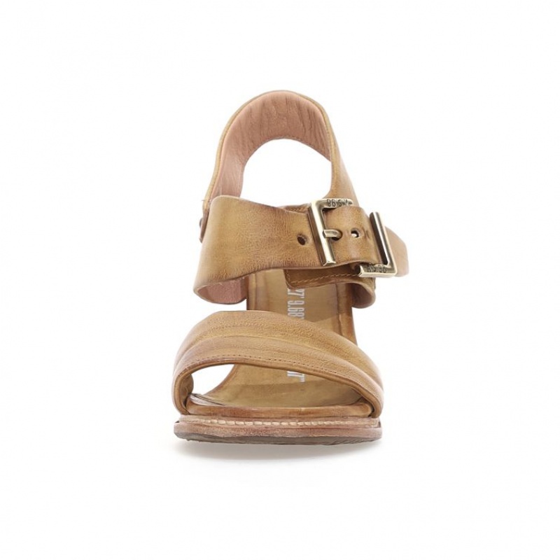 Khaki A.S.98 Brittany Women's Sandals | CA-AOWPY-3897