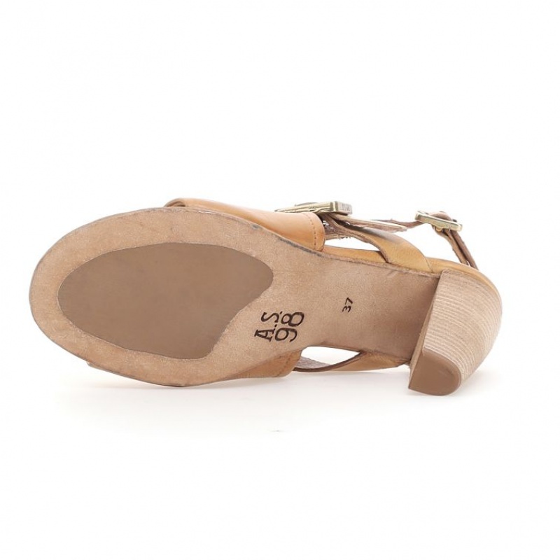 Khaki A.S.98 Charlize Women's Sandals | CA-MDKAT-7312