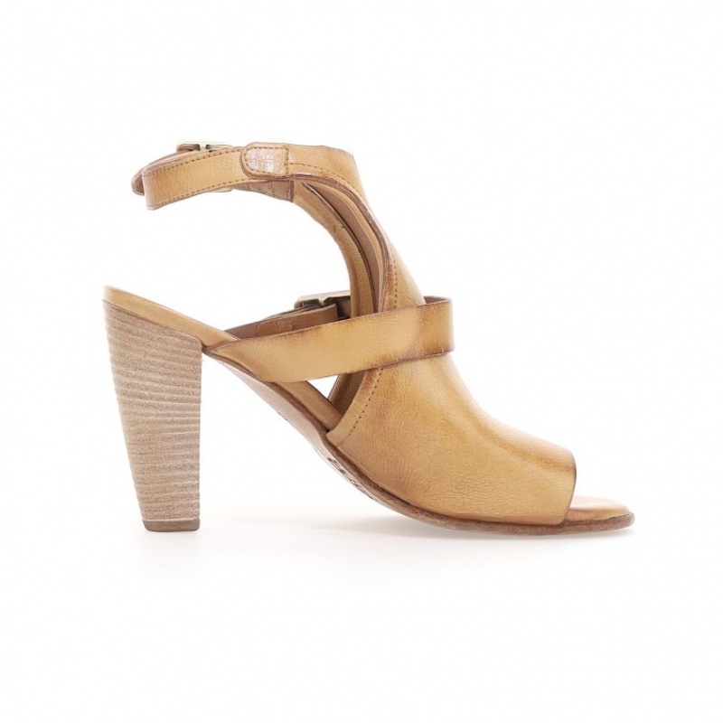 Khaki A.S.98 Charlize Women's Sandals | CA-MDKAT-7312