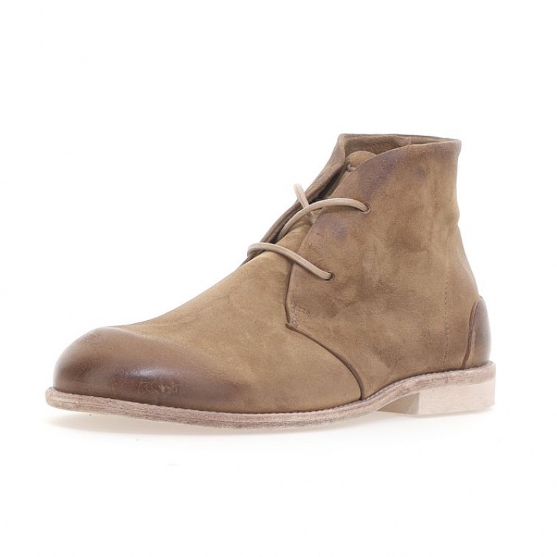 Khaki A.S.98 Oswin Men's Ankle boots | CA-FCTUL-2587