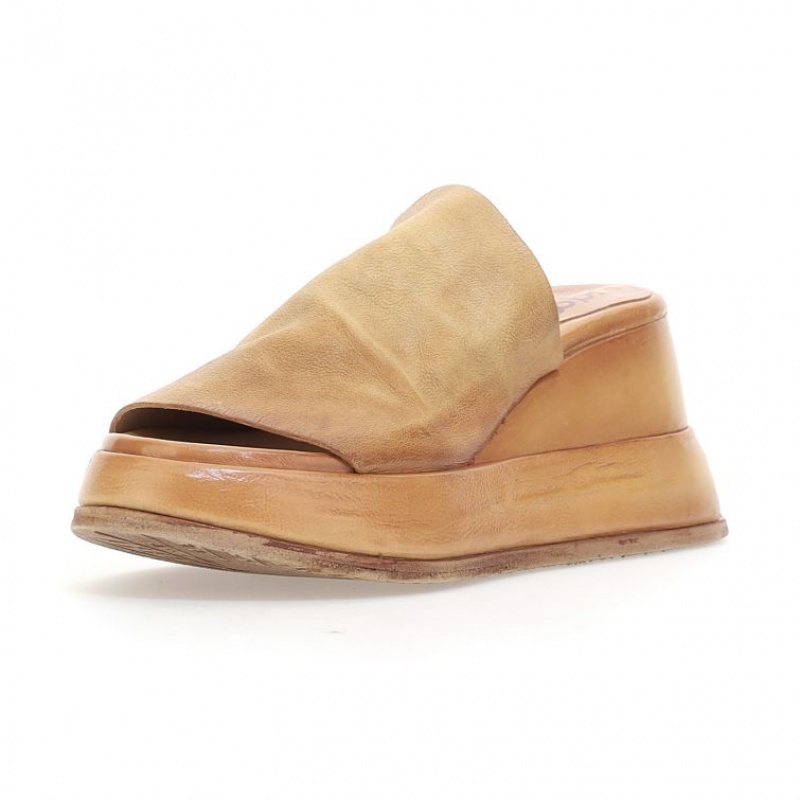 Khaki A.S.98 Rae Women's Mules | CA-SNJEM-3071