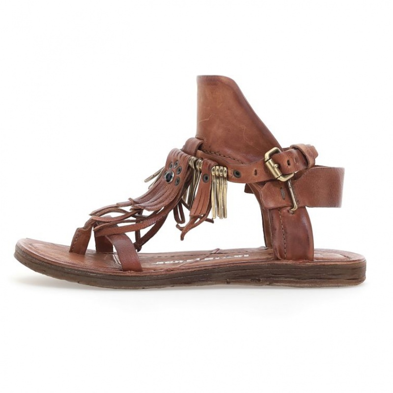 Khaki A.S.98 Reina Women's Sandals | CA-OUFYK-7519