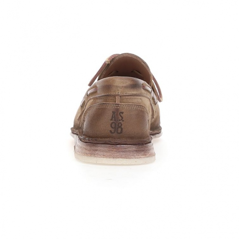 Light Brown A.S.98 Aldous Men's flat shoes | CA-HKUES-9068