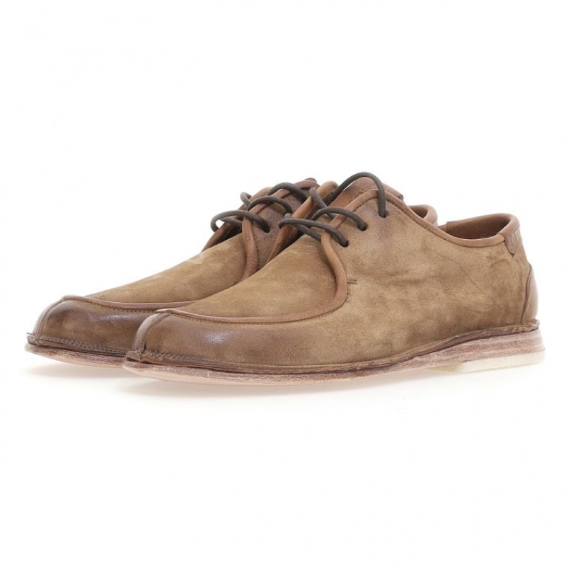 Light Brown A.S.98 Alf Men\'s flat shoes | CA-YTPFO-7053