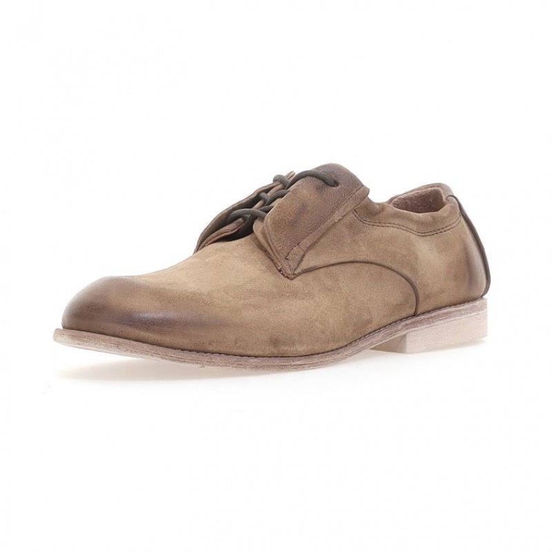 Light Brown A.S.98 Oberon Men's flat shoes | CA-UGOCF-1396