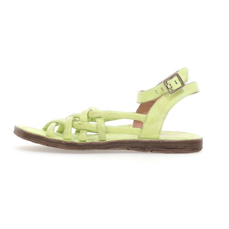 Light Green A.S.98 Rylee Women's Sandals | CA-BUGNM-9125