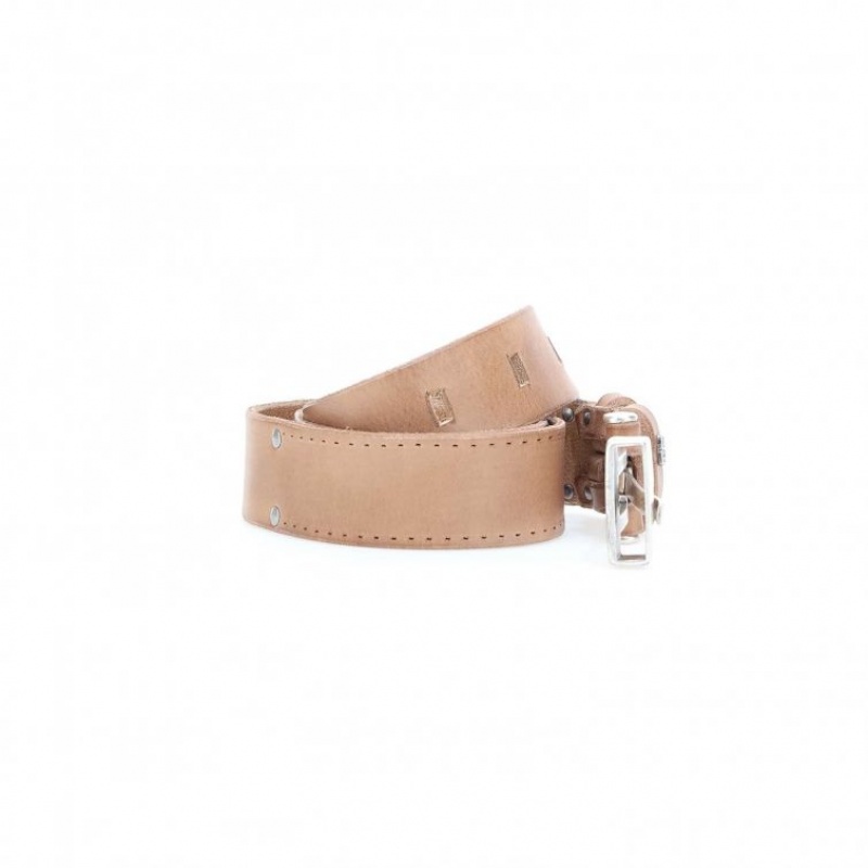 Light Khaki A.S.98 Kam Unisex Belts | CA-VTYZS-2738