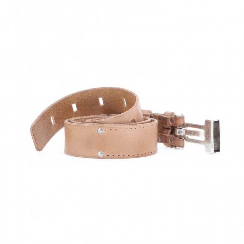 Light Khaki A.S.98 Kam Unisex Belts | CA-VTYZS-2738