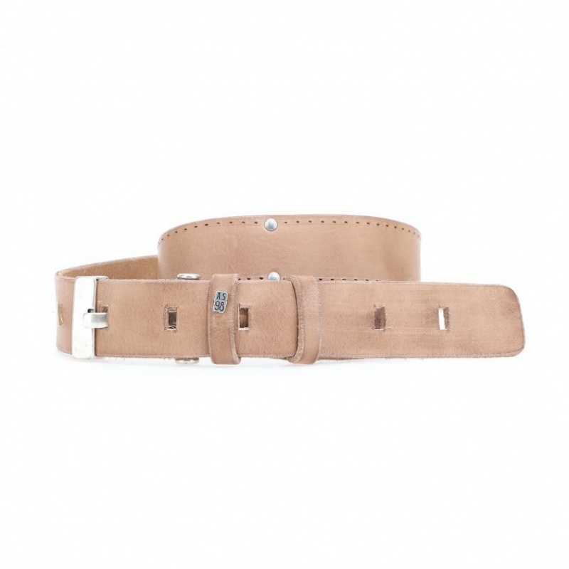 Light Khaki A.S.98 Kam Unisex Belts | CA-VTYZS-2738