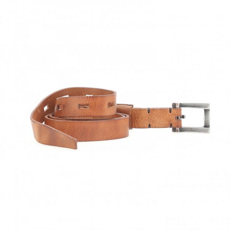 Light Khaki A.S.98 Lester Unisex Belts | CA-OJFAZ-9762