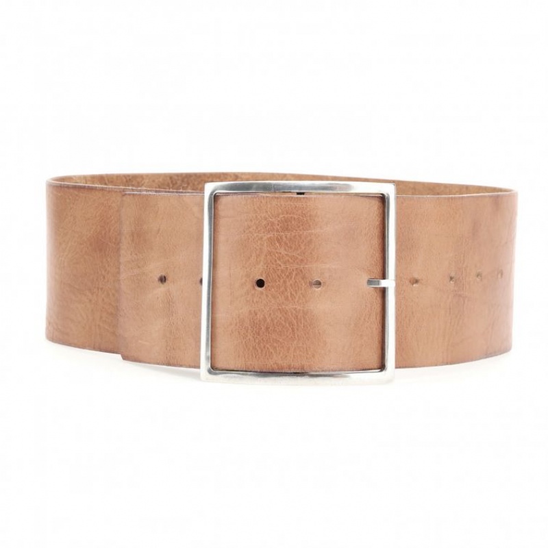 Light Khaki A.S.98 Lindon Unisex Belts | CA-YNDJL-9681