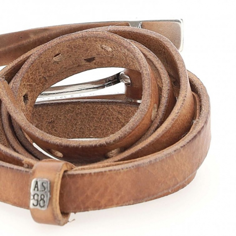 Light Khaki A.S.98 Merv Unisex Belts | CA-GPBEQ-2395