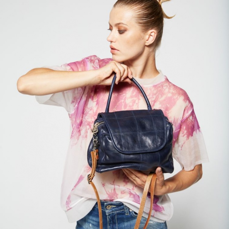 Navy A.S.98 Assenza Women's Bags | CA-IBZPQ-3905