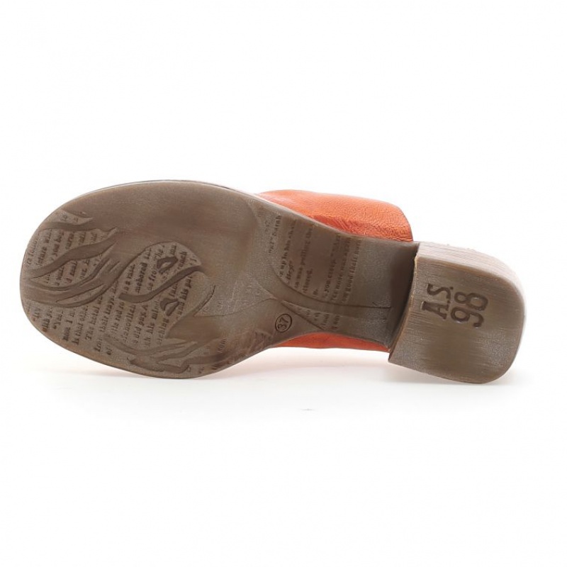 Orange A.S.98 Aleesha Women's Sandals | CA-WEKCT-4362