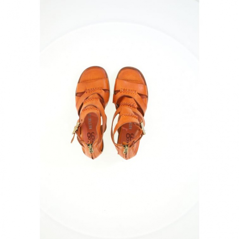 Orange A.S.98 Andra Women's Sandals | CA-NCFWU-2751