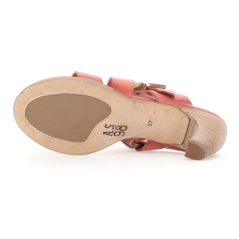 Orange A.S.98 Bernardine Women's Sandals | CA-UTNDF-7064