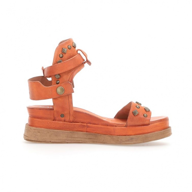 Orange A.S.98 Leta Women's Sandals | CA-MEKBD-5817