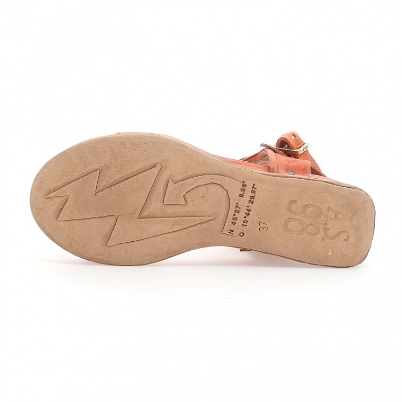 Orange A.S.98 Leta Women's Sandals | CA-MEKBD-5817