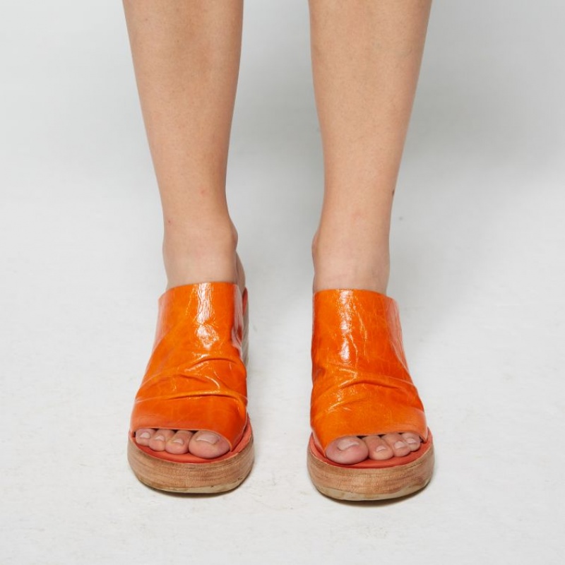 Orange A.S.98 Nanette Women's Sandals | CA-HCKMD-7523