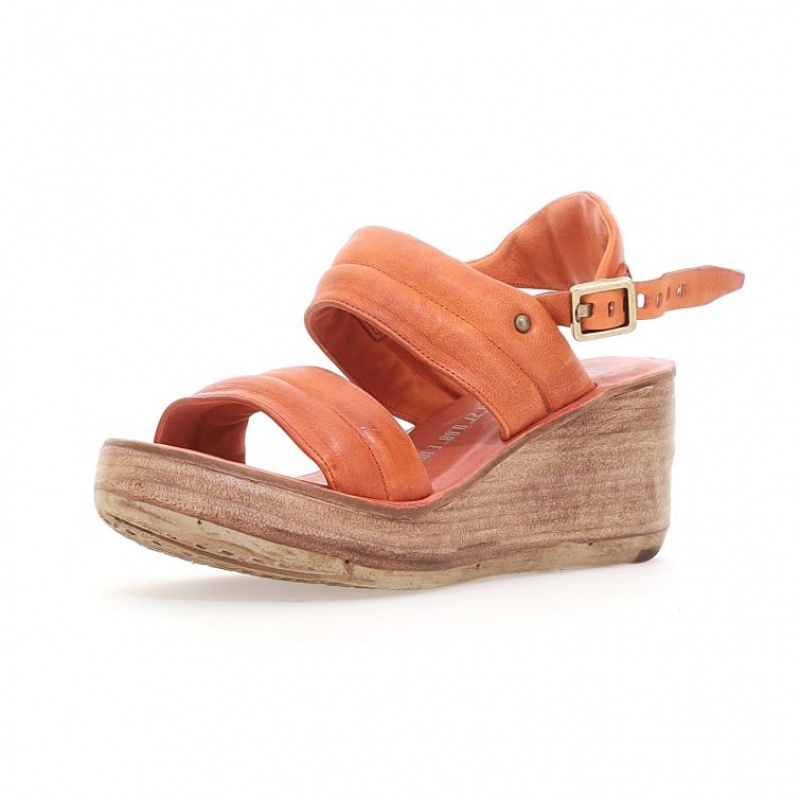 Orange A.S.98 Neely Women's Sandals | CA-WKVXD-8430