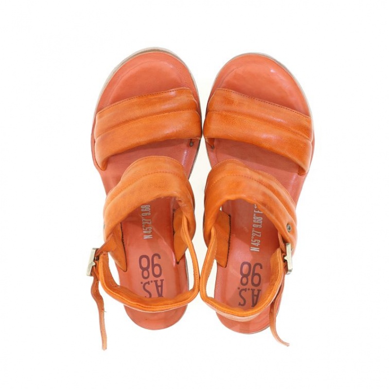 Orange A.S.98 Neely Women's Sandals | CA-WKVXD-8430