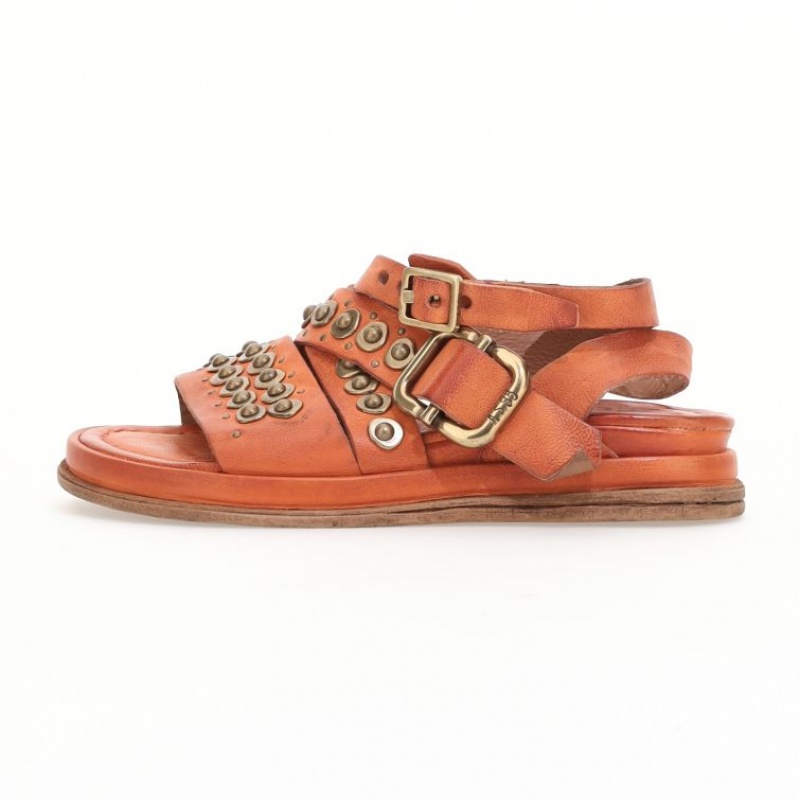 Orange A.S.98 Savanna Women's Sandals | CA-KOGYN-3410