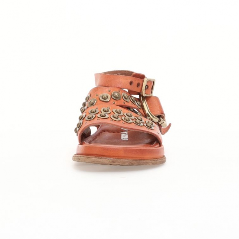 Orange A.S.98 Savanna Women's Sandals | CA-KOGYN-3410