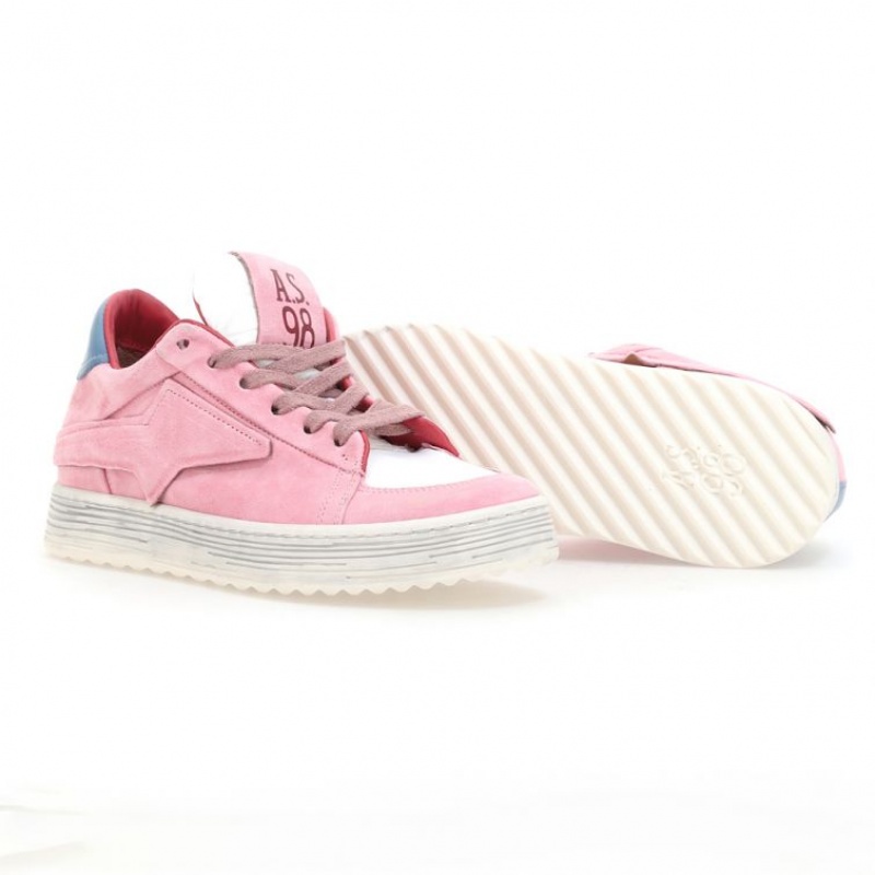 Pink A.S.98 Adria Women's Sneakers | CA-DGMZY-5724