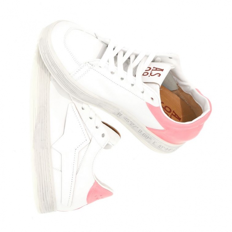 Pink A.S.98 Adria Women's Sneakers | CA-YGWSJ-4936