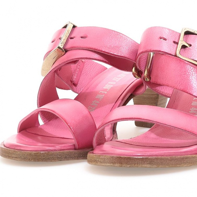 Pink A.S.98 Bernardine Women's Sandals | CA-HVCZO-5031