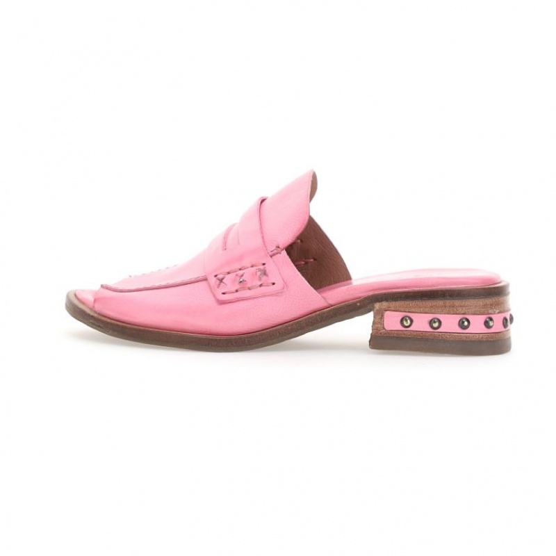 Pink A.S.98 Godfrey Women's Mules | CA-RAPBV-1460