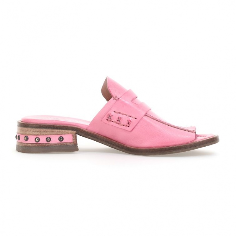 Pink A.S.98 Godfrey Women's Mules | CA-RAPBV-1460